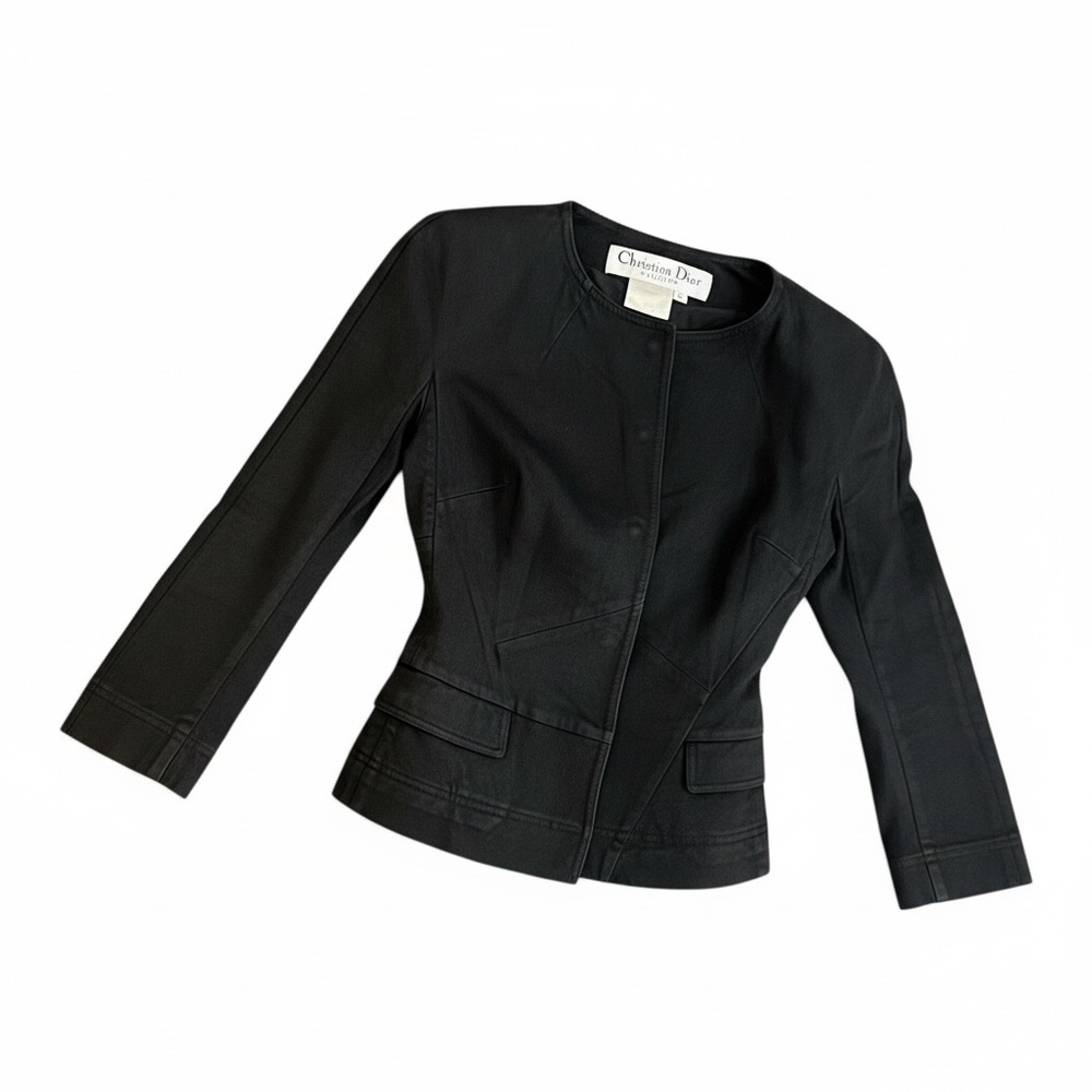 Christian Dior black denim jacket